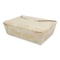 World Centric No Tree Folded Takeout Containers, 65 oz, 6.25 x 8.7 x 2.5, Natural, Sugarcane, 200PK TO-NT-3 - alternate 1